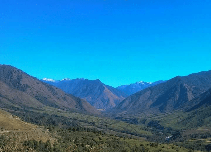 Breathtaking view of mishmi hills, Dibang Valley_