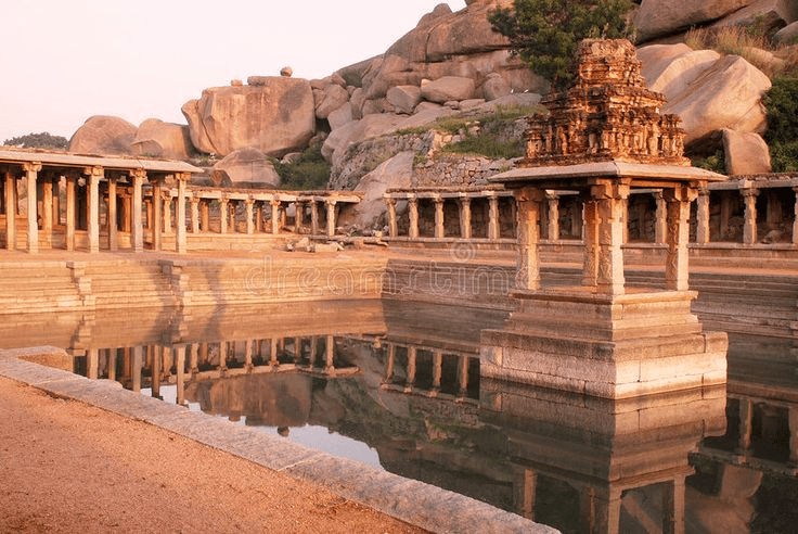 Hampi stock image_ Image of tungabhadra, india, tank, hampi - 7840337